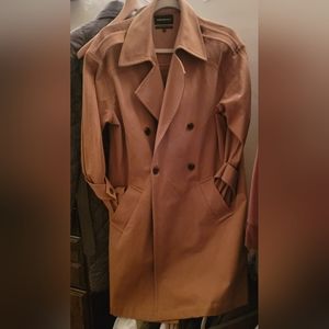Something Navy Trench Coat
